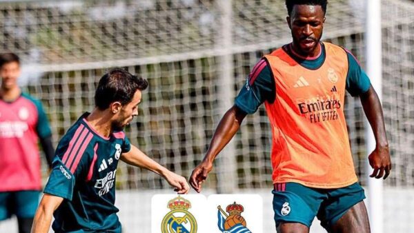 Mbappé faz 3 e Real Madrid lidera La Liga contra Real Sociedad