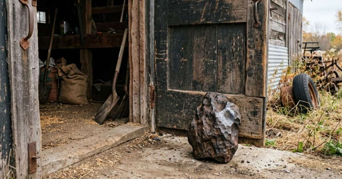 Meteorito Edmore vira peso de porta e vale R$ 515 mil hoje