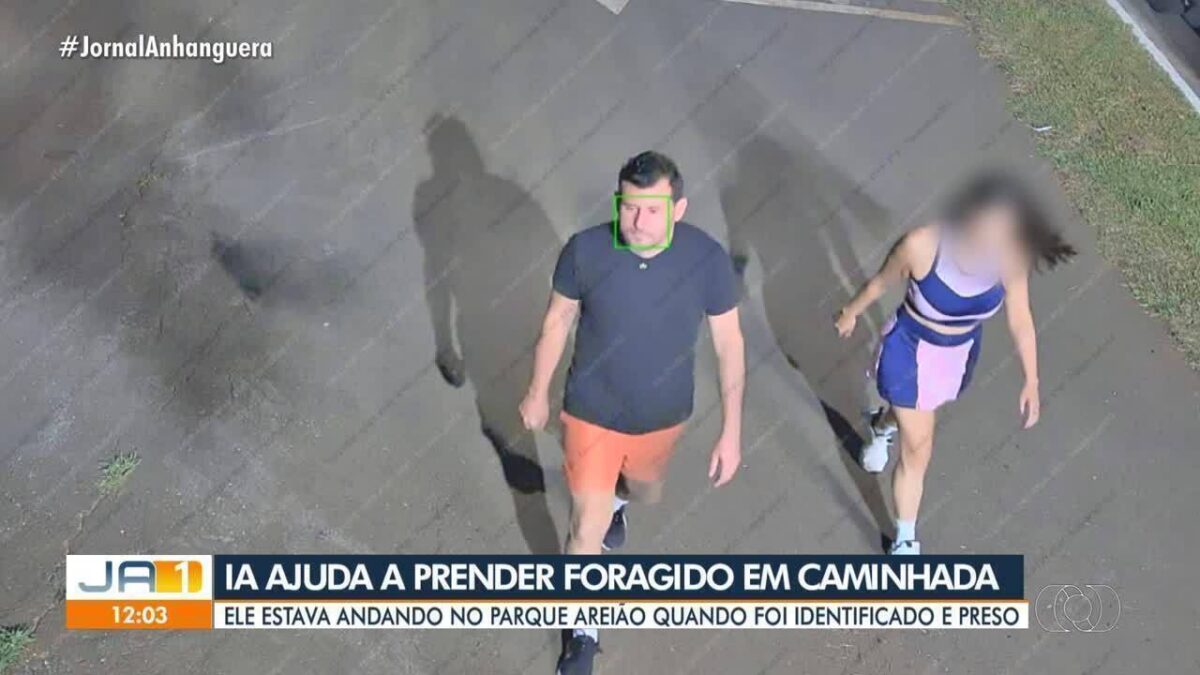 IA identifica e ajuda polícia a prender foragido em Goiânia hoje