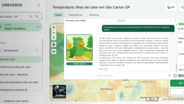 UrbVerde lança Mari, IA que transforma mapas ambientais em voz