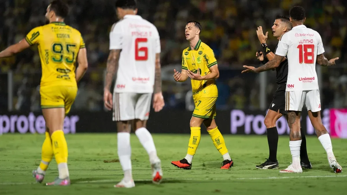 Jogo do Inter e Mirassol hoje: derrota por 2 a 0 complica o Inter
