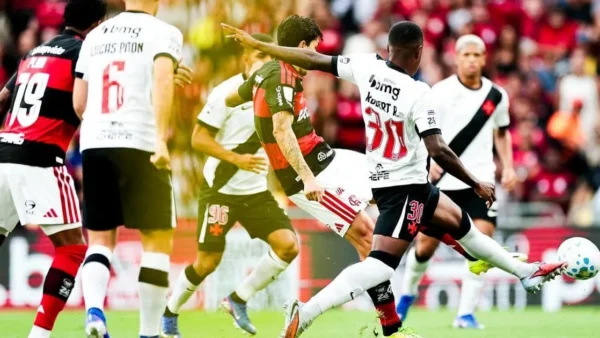 IA projeta vantagem do Flamengo em clássico com o Vasco