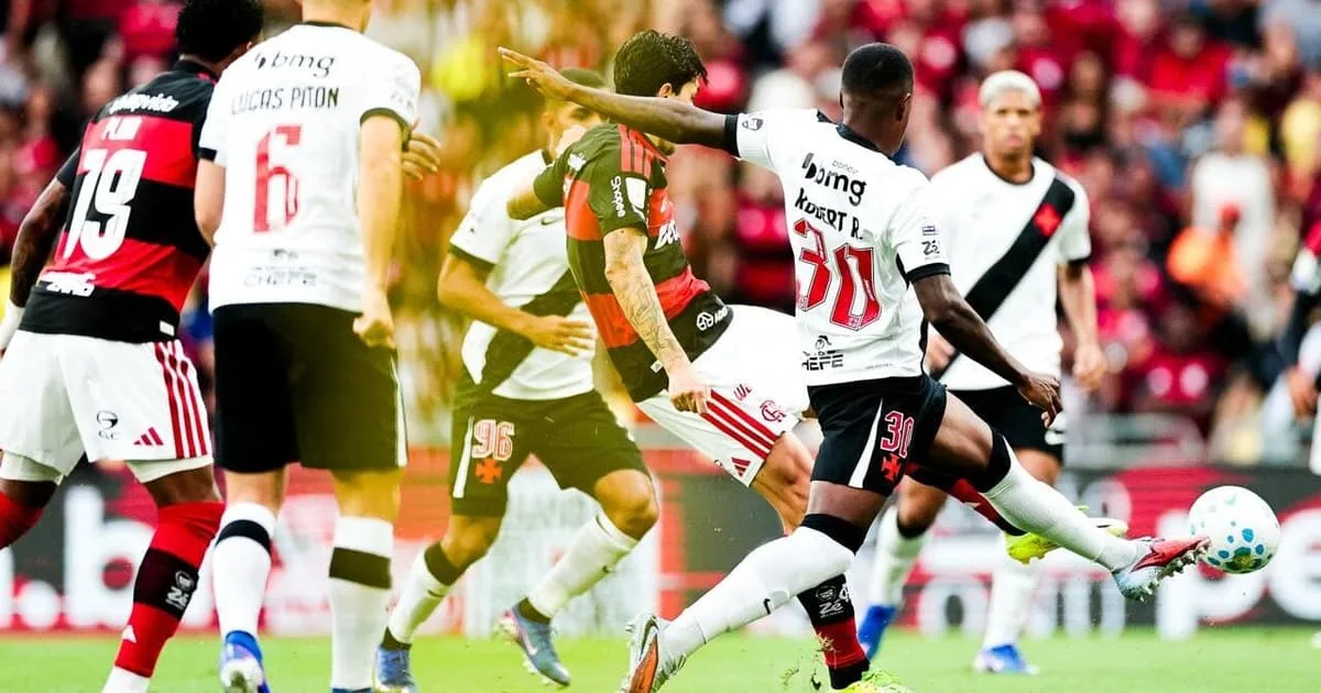 IA projeta vantagem do Flamengo em clássico com o Vasco