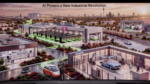 Nvidia reduz instalação de fábricas de IA de 6 meses para 14 dias