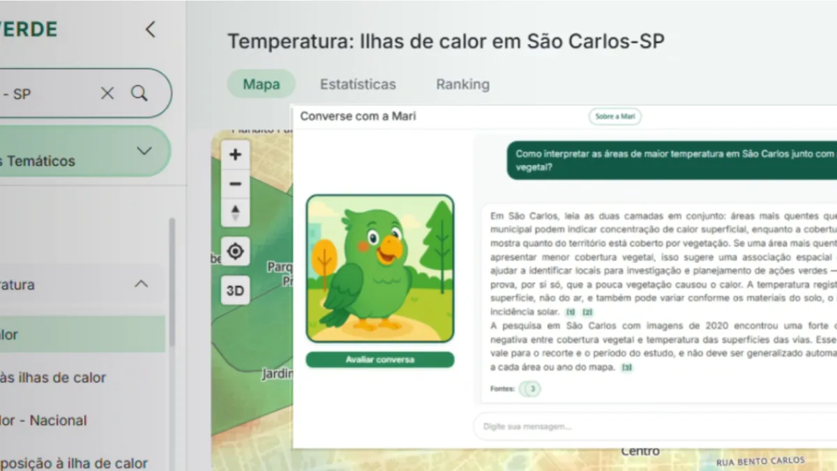 USP lança Mari, IA por voz que facilita mapas ambientais hoje