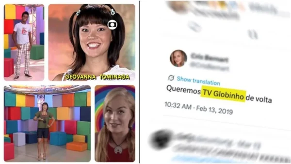 TV Globinho volta hoje às 9h no Criança Esperança 2026 na Globo
