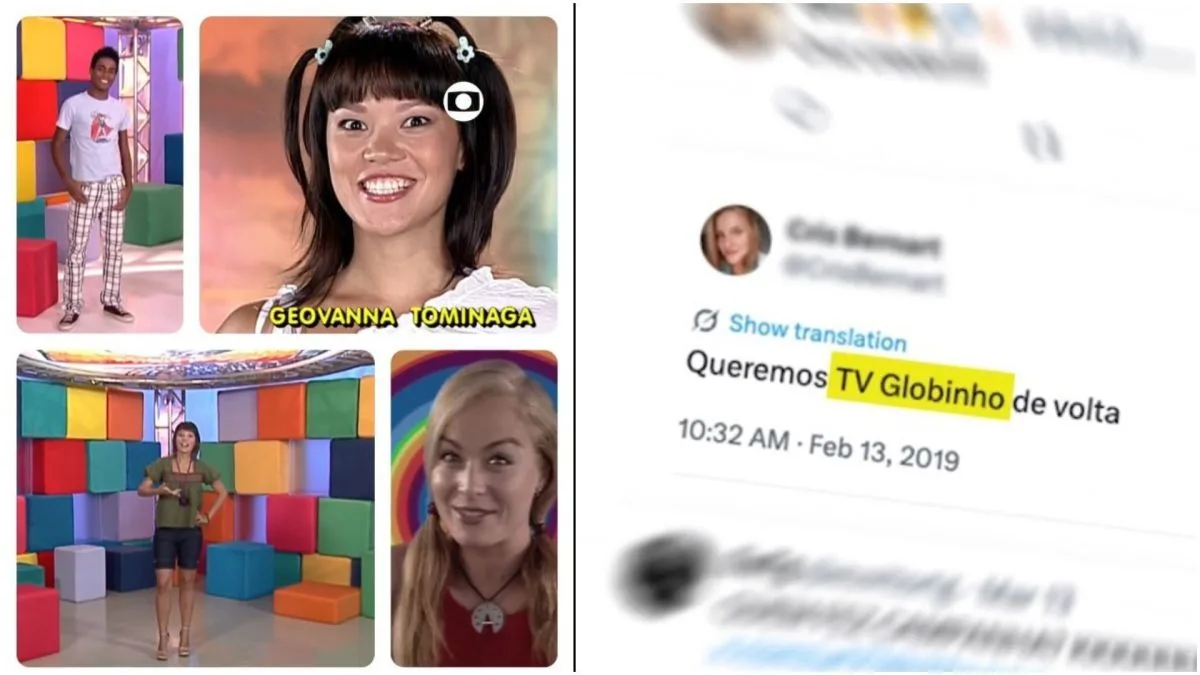 TV Globinho volta hoje às 9h no Criança Esperança 2026 na Globo