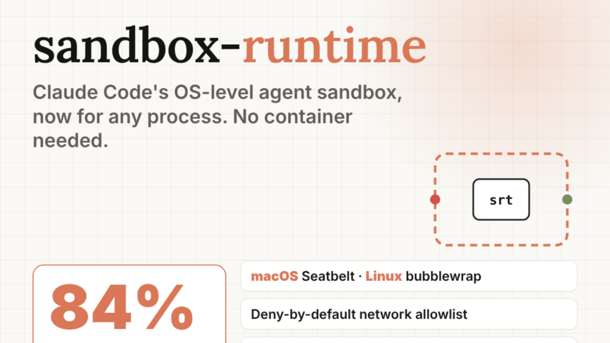 Anthropic libera sandbox-runtime open source para devs