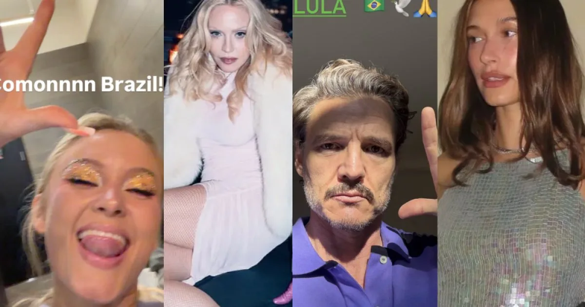 13 celebridades internacionais apoiam Lula na eleição hoje