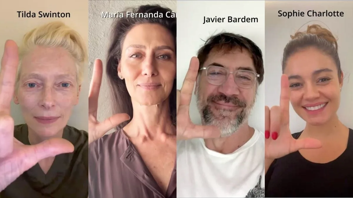 Mark Ruffalo e Tilda Swinton pedem voto para Lula em vídeo hoje