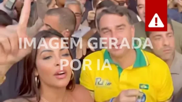 Perfis com mulheres de IA simulam apoio a Flávio e vendem conteúdo adulto
