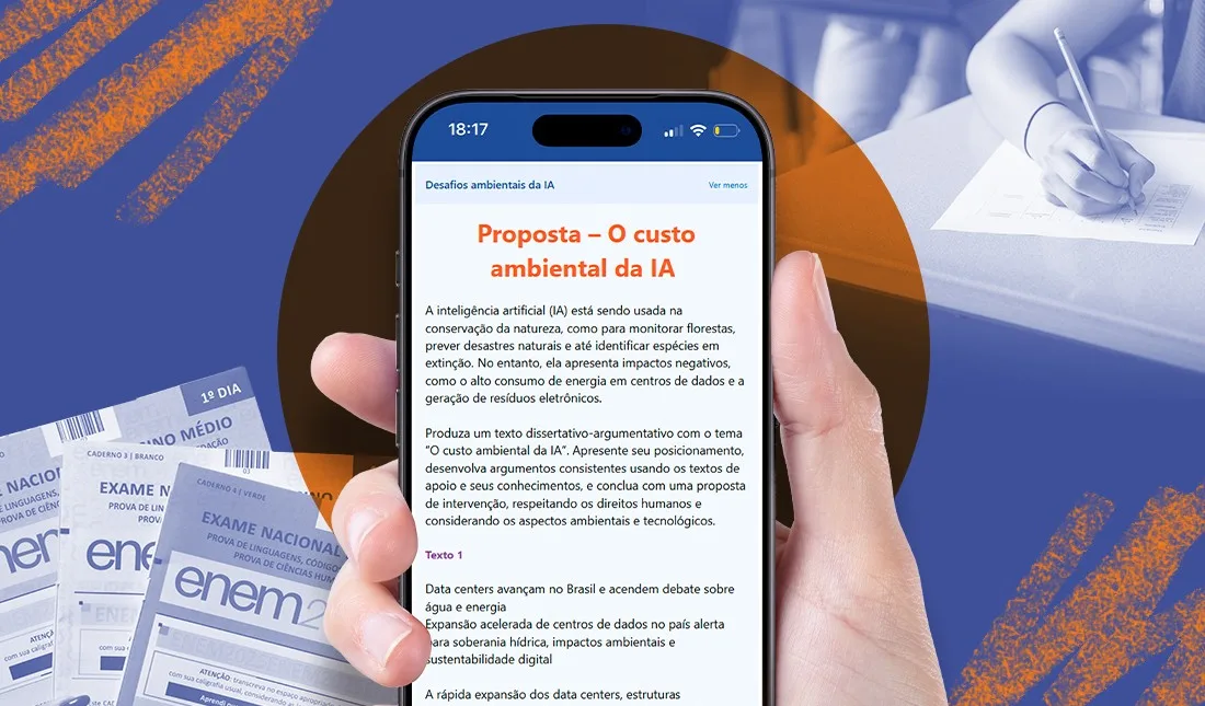 Redação nota 1000: nova IA corrige Enem com 9 temas grátis