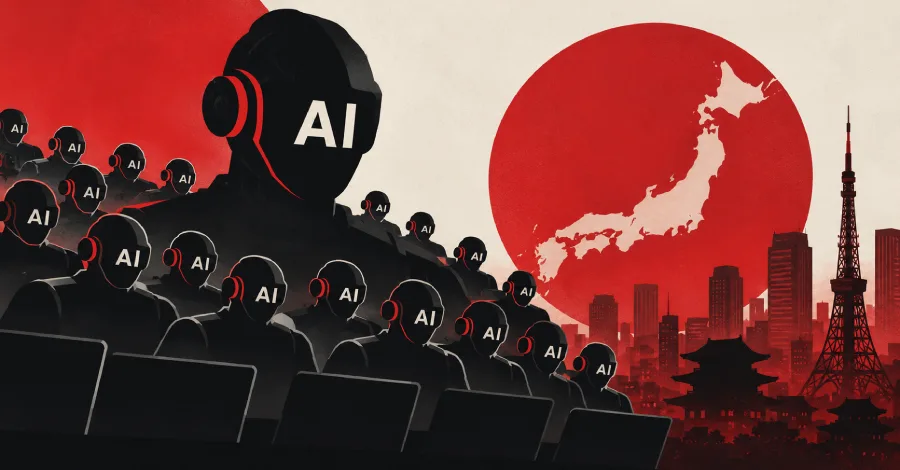 Ataques cibernéticos com IA invadem 19 empresas no Japão hoje
