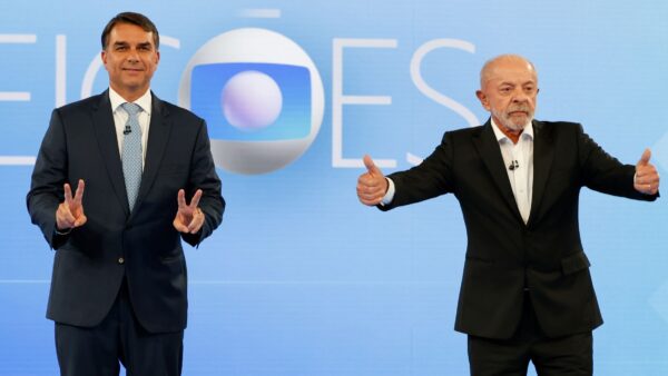 Lula e Flávio se encontram na Globo às vésperas do 2º turno