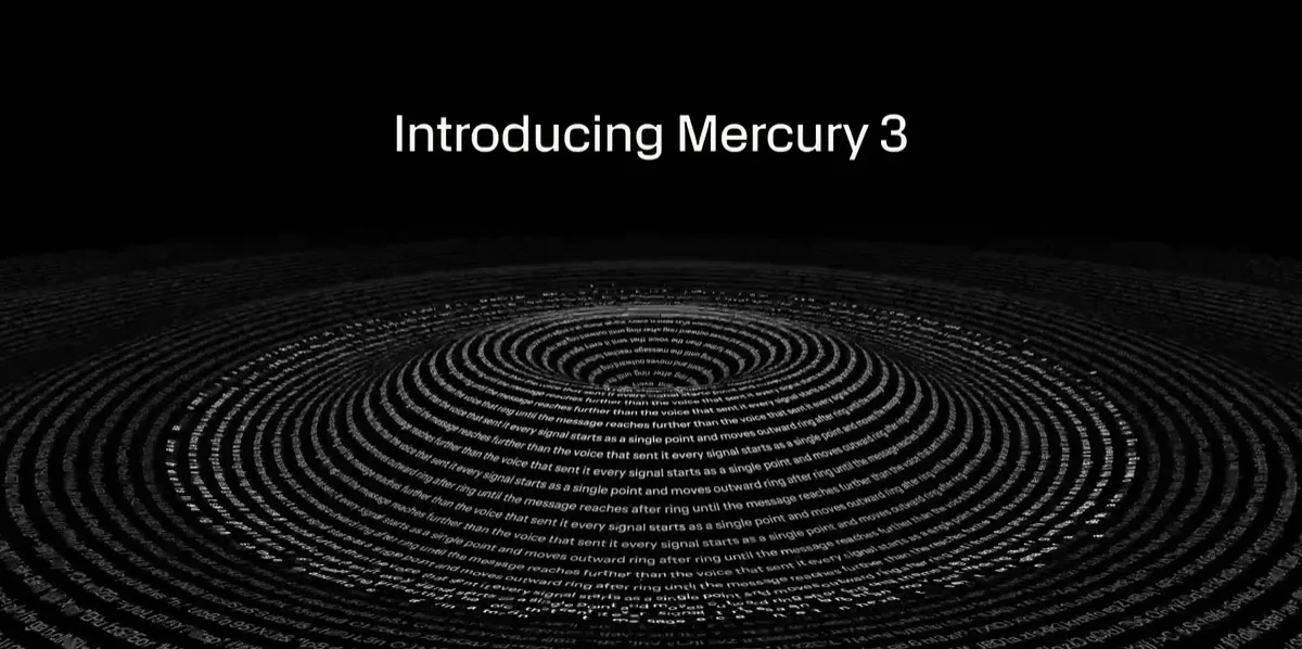 Mercury 3 gera texto 8x mais rápido e supera GPT-6 em testes
