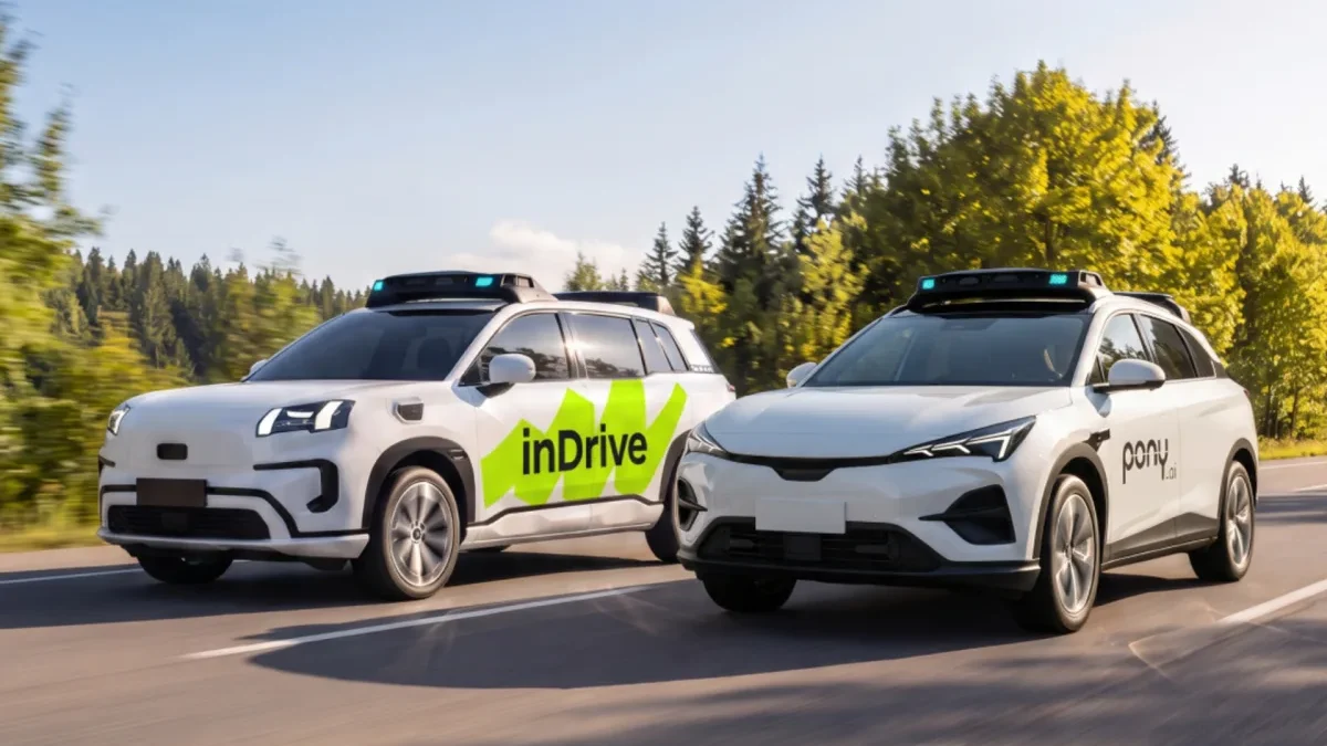 inDrive, Pony.ai e Nvidia lançam robotáxis em Astana em 2027