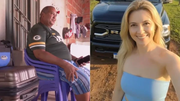 Pedreiro vende tudo e viaja 2.000 km para mulher de IA em BH