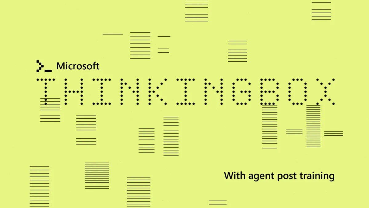Microsoft lança ThinkingBox e melhora IA em 50 passos de treino
