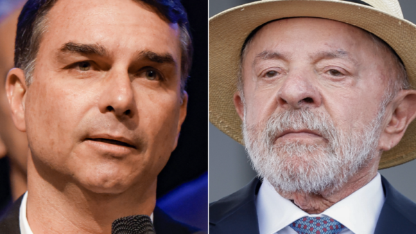Lula lidera por margem estreita frente a Flávio Bolsonaro