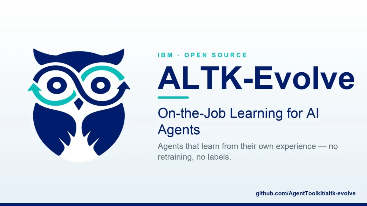 ALTK-Evolve aumenta 10% eficiência do atendimento via prompt hoje