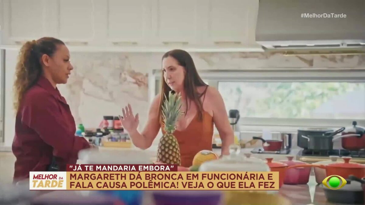 Bronca de Margareth Serrão em funcionária gera crítica e polêmica