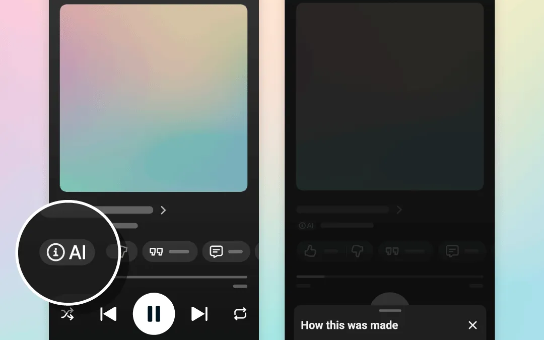 YouTube Music implementa rótulos para músicas geradas por IA
